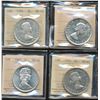 Image 1 : 1953 $1 NSF, 1954, 1955 MS62 & 1967 MS64.  Lot of 4 coins all ICCS graded.