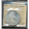 Image 1 : 1965 $1 SmBds Ptd ICCS MS65.  Brilliant and lustrous.