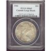 Image 1 : 1966 $1 PCGS MS65.  Attractive green and gold scattered tones.