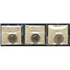 Image 1 : 1987 $1 Loon, 1992 Confed & 1993 Loon ICCS MS66.  Lot of 3 coins.