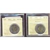 Image 1 : 1999 $2 Nunavut & 2003 ICCS MS66.  Lot of 2 coins.