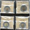 Image 1 : 2008 $2 Quebec, 1999 Nun, 2000 Knowledge & 2012 Security ICCS MS66.  Lot of 4 coins.
