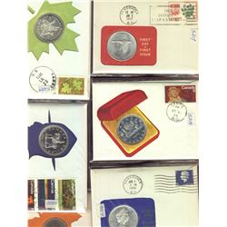 Canadian Dollar & First Day Cover issue;  includes Silver 1966, 1967, 1971, 1972, 1973 & Nickel issu