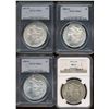 Image 1 : USA;  includes 1883-O $1, 1884-O, 1900-O all PCGS & 1904-O NGC.  Lot of 4 coins all MS63.