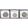 Image 1 : World Coinage Lot: includes 3 Silver pcs, 1902 Straits Settlements 50 Cent (XF), 1857 Naples & Sicil