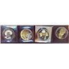 Image 1 : RCM Lot;  includes Proof Dollars 2002 Queen Mom, 2005, 2007 & 2008 Silver Dollars.  Lot of 4 coins a