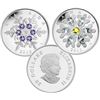 Image 1 : RCM Lot:  2010 $20 Crystal Tanzanite & 2011 Topaz issues.  Lot of 2 coins both in original packaging