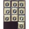 Image 1 : RCM Lot;  includes Proof Silver Dollars series 1981 to 1990 all ICCS PR67 Ultra Heavy Cameo.  Lot of