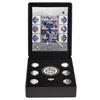 Image 1 : RCM Lot;  includes 2002-03-04 NHL All Stars commemorative stamp and medaillons set.  Comes in origin