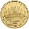Image 1 : RCM Lot;  includes 2005 1/25 Ounce Gold Coin - Voyageur.  Comes in original packaging.  Tax Exempt.