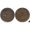 Image 1 : Breton 523, 1838 LC-11A1 Sideview Penny ICCS F15.  Designated as plugged and cleaned.  An affordable