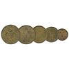Image 1 : Breton 926 1NB, 927 ½NB, 928 ¼NB & 929 1/8NB Hudson Bay Tokens.  Nice lot of 4 issues all PCGS AU an