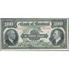 Image 1 : The Bank of Montreal 1931 $100 #002094 CH-505-58-10, Choice AU-55.  Very bright and clean.  Rare.