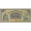Image 1 : The Bank of Nova Scotia 1908 $5 #2038919, CH-550-28-12, PMG VG10.