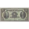 Image 1 : The Bank of Nova Scotia 1918 $5 #2365494, CH-550-30-02, BCS F18.