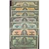 Image 1 : 1937  $1 BC-21d $2 BC-22c, $5 BC-23c, $10 BC-24b, $20 BC-25c, $50 BC-26b, $100 Bc-27b.  Lot of  7 no