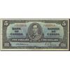 Image 1 : 1937 $5 BC-23a #AC3522814, CCCS VF30.