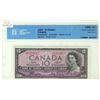 Image 1 : 1954 $10 BC-32a #AD0456687,  CCCS UNC63.