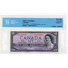 Image 1 : 1954 $10 BC-40bA #*UT0245938, CCCS EF40.