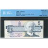 Image 1 : 1986 $5 BC-56aA #ENX1874737 Yellow BPN CCCS CH UNC62.