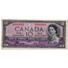 Image 1 : Low Serial; 1954 $10 BC-32a #BD0000001, CCCS VF-20.Devil's face No.1