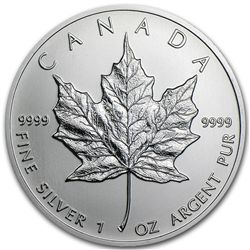 2013 1 oz Silver Canadian Maple Leaf