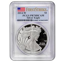 2014 W Proof Silver American Eagle PR-70 PCGS (First Strike)