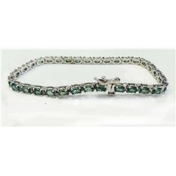 14K W/G BRACELET 9.74GRAM / ALEXANDRITE 8.00CT