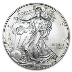 1996 1 oz Silver American Eagle BU