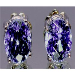 Amethyst Stud Earrings 3.0 carat