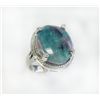 Image 1 : 14K W/G RING 5.51GRAM BRAZILIAN PARAIBA 5.66CT