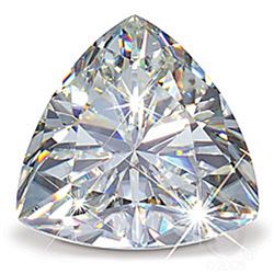 TRILLION cut Diamond 1.54 carat H:SI2: GIA 8.43*8.66*3.23