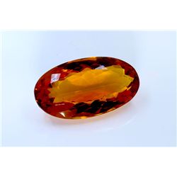 147 ct & up Mandarin Citrine Oval Faceted