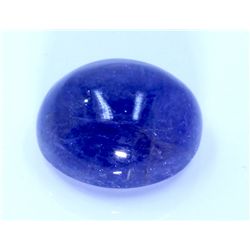 34 ct & up Tanzanite Cabuchon Round Cut