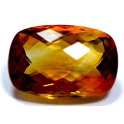 11.30 ct & up CITRINE CUSHION CUT faceted