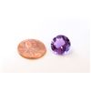 Image 1 : 7 ct & up Amethyst Round Shaped ctw 7.23