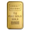 Image 1 : 5 gram Statue of Liberty Credit Suisse Gold Bar .9999 Fine