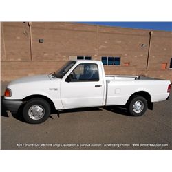 1997 FORD RANGER PICKUP ~ 60,390 MILES RWD, I4, 2.3L TITLE # ? KEYS 1FTCR10A5VPA34614