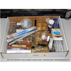 BIN: MISCELLANEOUS CRIMPING MATERIAL, PINS, PLUGS