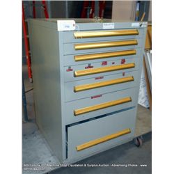 EQUIPTO 7-DRAWER TOOL CABINET