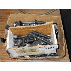 BOXES: MISCELLANEOUS BOLTS, 2X THE MONEY