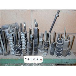 ASSORTED V-BLOCK - TOOLING, 4X THE MONEY