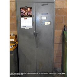 2 DOOR METAL CABINET