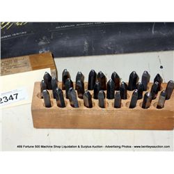MILLER FALLS STEEL FIGURES STAMPING SET
