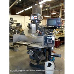 PINNACLE PK-GRSM-V TURRET MILLING MACHINE W/ ANILAM SERIES 110 CNC CONTROL