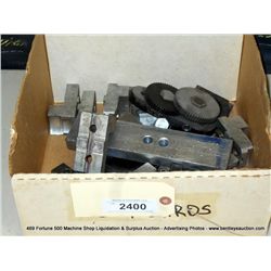 BOX: MISCELLANEOUS TOOL HOLDERS & CHUCK TEETH