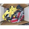 Image 1 : BOX: ASSORTED SAFETY HARNESSES W/ SAFETY ROPE 6X MONEY