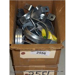 BOX: 3" EMT RIDGID & IMC CONDUIT 2-HOLE STRAPS 2X MONEY