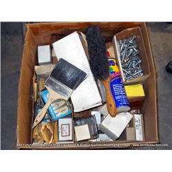BOX: MISCELLANEOUS SHOP HARDWARE