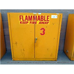 JUSTRITE SAFETY STORAGE CABINET FOR FLAMMABLE LIQUIDS